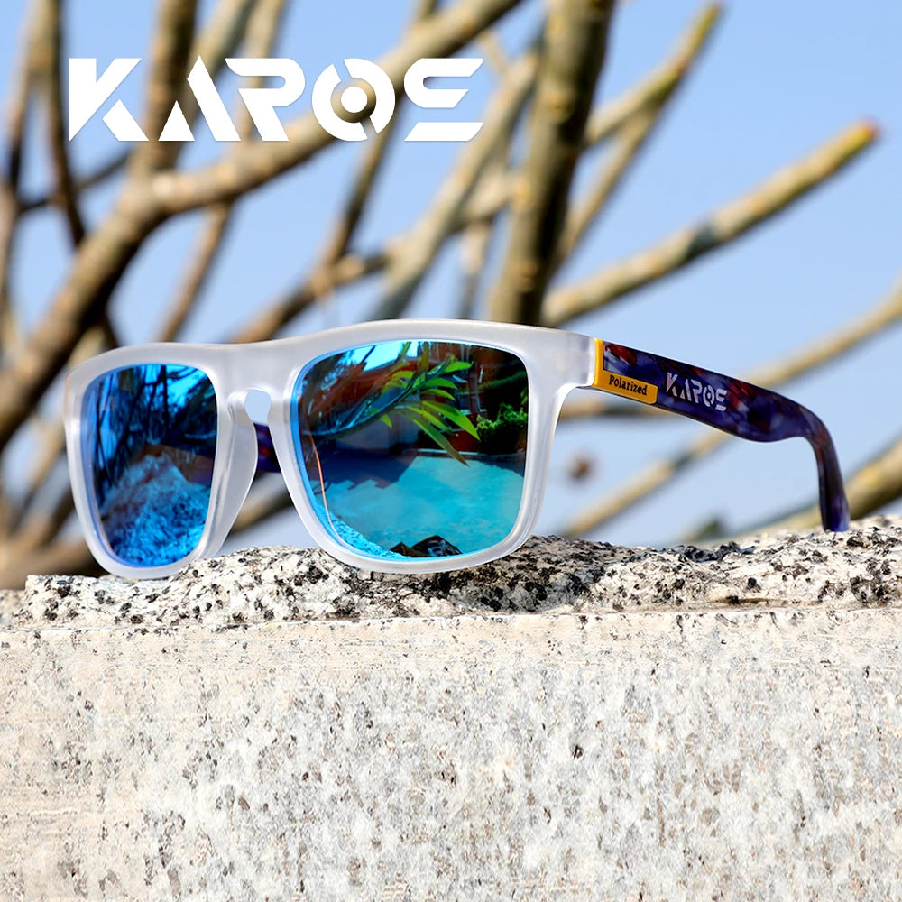 KAROS YZ2024 Polarized Square Sunglasses – UV400 Unisex, Outdoor Sport