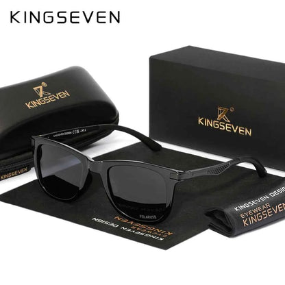 KINGSEVEN 7537 Polarized Sunglasses – Aluminium-Magnesium Frame, UV400, Unisex