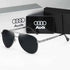 Audi UV400 Polarized AntiGlare Retro Flight Sunglasses Glasses for Motorcycle Classic FrogEye Outdoor Glasses Men Women 558