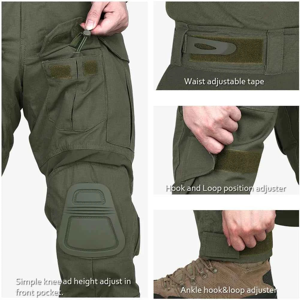 G3 Combat Uniform Tactical Sets Combat Shirt Cargo Pantsuit Training Hiking Hunting Clothes Wear-resisting Suit