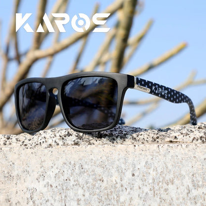 KAROS YZ2024 Polarized Square Sunglasses – UV400 Unisex, Outdoor Sport