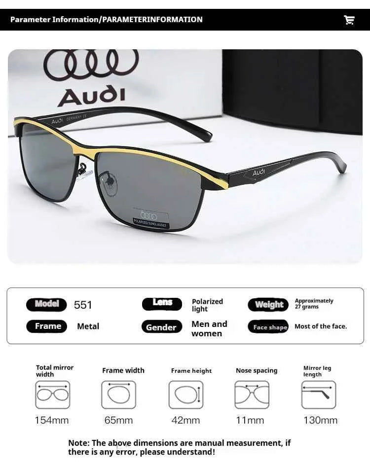 AUDI Luxury  Car High End Anti Glare Driver Goggles Polarized Sunglasses