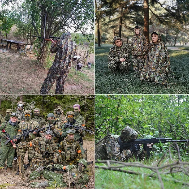 Ghillie Suit – Full Body Camouflage Hunting &amp; Tactical Training Outfit