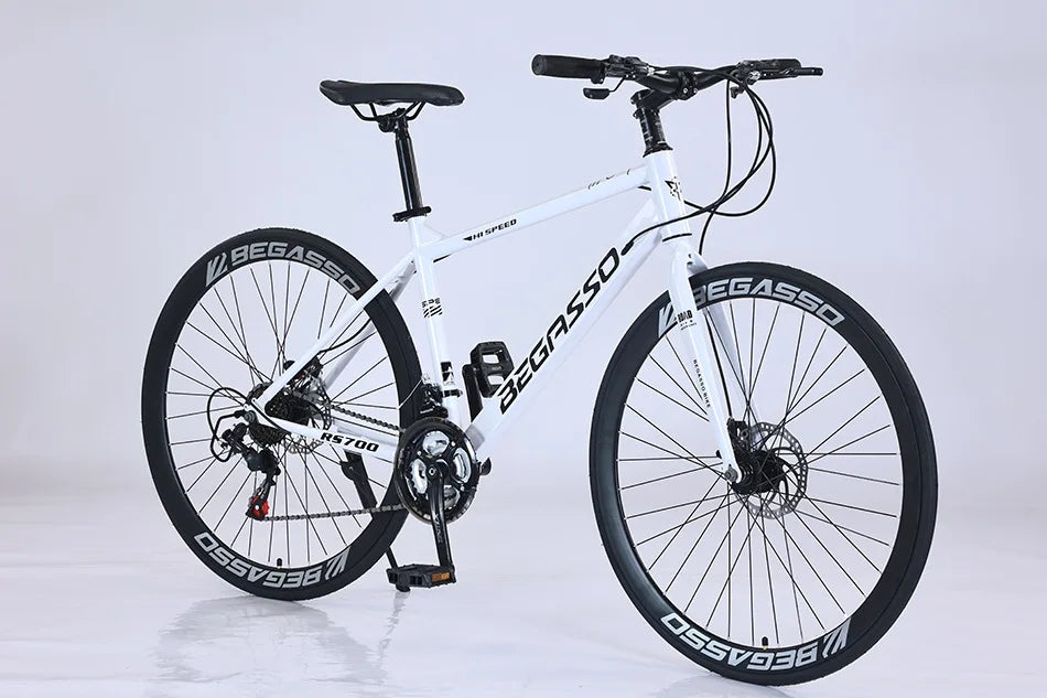 Cross-border wholesale 700C geared unisex road bike for urban outdoor commuting, adult student