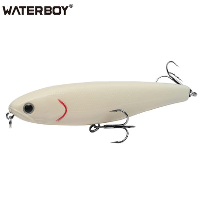 WATERBOY Pencil Stickbait – Walk-the-Dog Topwater Lure, 8.5cm / 9.5cm / 12.8cm, 32 Colors