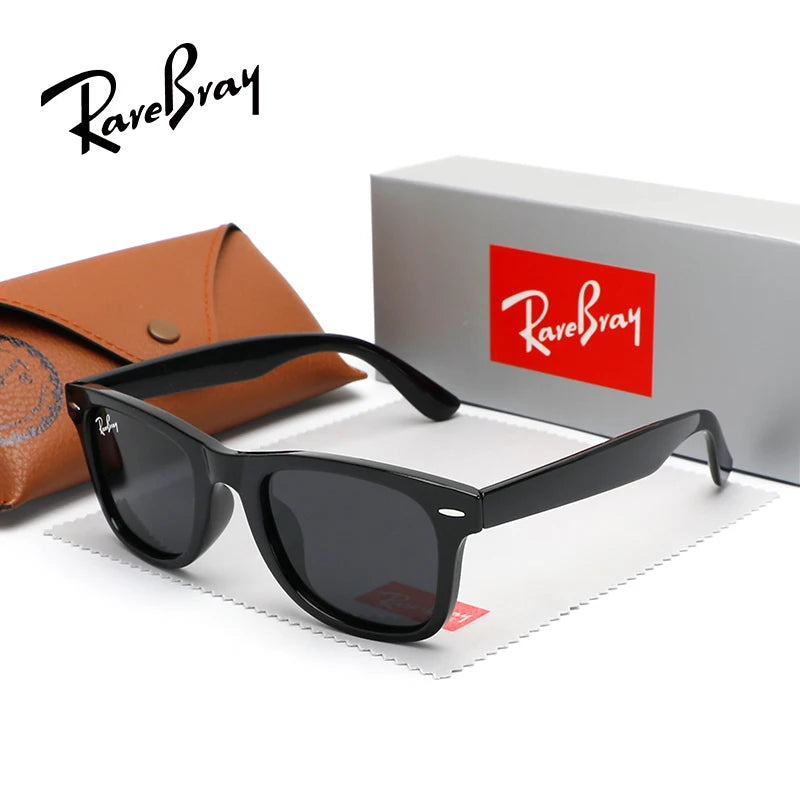 Oversized Polarized Square Sunglasses – Unisex Anti-Glare UV400 Driver Mirror Shades