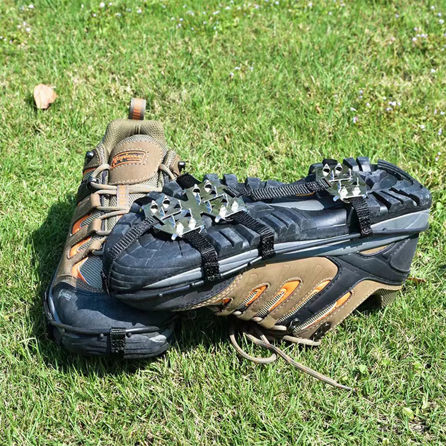 Non-Slip Ice Claw Shoe Spikes Versatile and Adaptable Climbing Boots Winter Gear Suitable for Outdoor Hiking MIAO-US