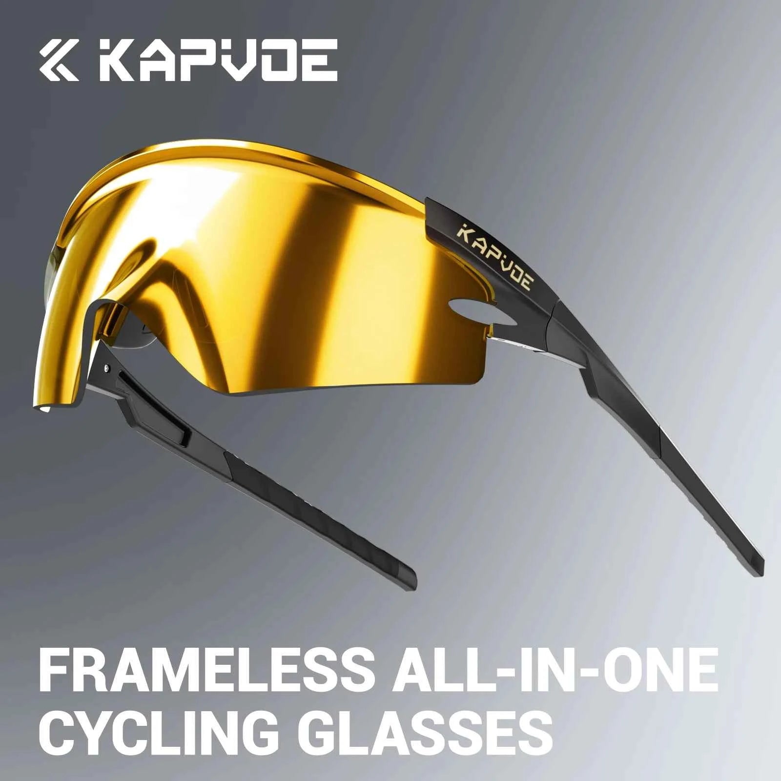 Kapvoe Man Cycling Glasses Sports Sunglasses Road Bike Mountain Bicycle Cycle Glasses Riding Goggle Sports Eyewear for Women 2026
