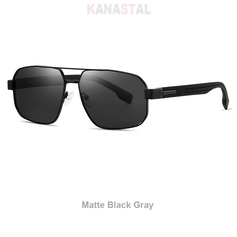 KANASTAL S15107 Polarized Goggle Sunglasses – Metal Frame, UV400, Unisex