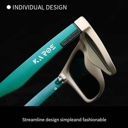 KAROS YZ2042 Oversized Sport Sunglasses – TAC Polarized Mirror, Anti-Reflective, UV400, Unisex