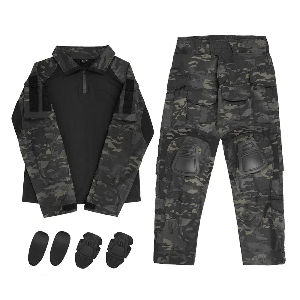 G3 Combat Uniform Tactical Sets Combat Shirt Cargo Pantsuit Training Hiking Hunting Clothes Wear-resisting Suit