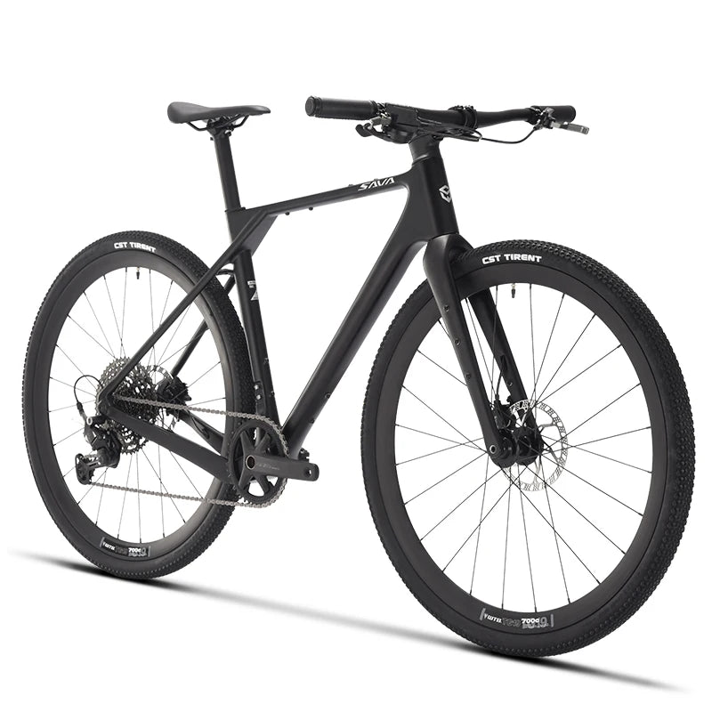 SAVA SF6 Carbon Fiber Gravel Road Bike All Terrain Suitable Off-Road Flat Handlebar Road Bicycle Oil Disc Bicycle Race Bike