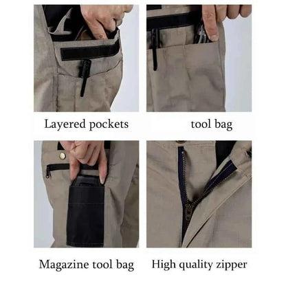 New Tactical Work Pants Men Outdoor Cargo Trousers Multi-pocket Waterproof Pant Autumn Spring Outdoor Workwear Hiking Trousers