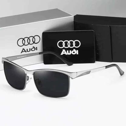 Audi Sunglasses Polarized UV400 Driving Sunglasses for Men/Women Square Frame Glasses Wholesale Gift for Auto Enthusiasts 5571