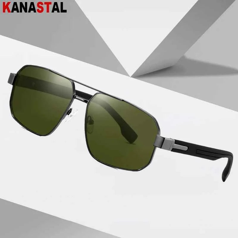 KANASTAL S15107 Polarized Goggle Sunglasses – Metal Frame, UV400, Unisex