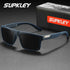 SUPKLEY Lightweight And Comfortable Business Style Polarized Sunglasses With Square Frame And Uv Protection