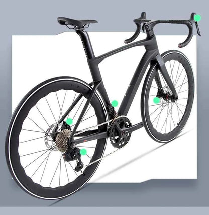 Twitter Full Carbon Road Bike Wireless Electronic Shifting WheelTop EDS TX 2X12 Speed Hydraulic Disc Brake Adult Men&