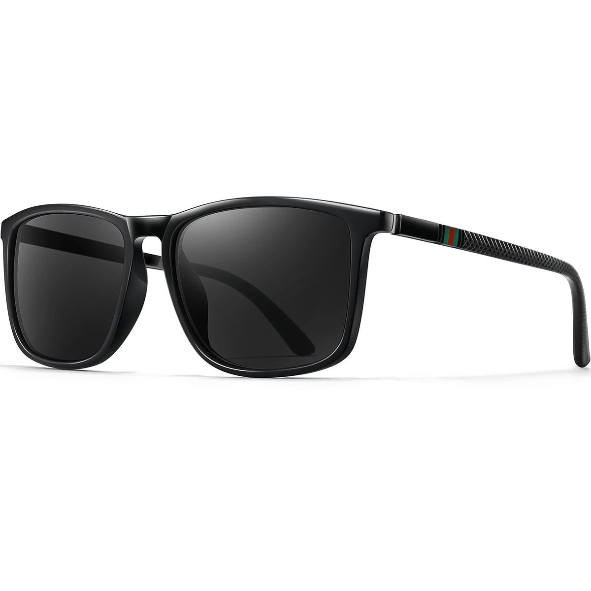 Classic Square Polarized Sunglasses – UV400 Lightweight Shades for Driving, Fishing &amp; Travel