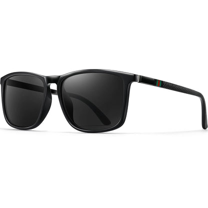 Classic Square Polarized Sunglasses – UV400 Lightweight Shades for Driving, Fishing &amp; Travel