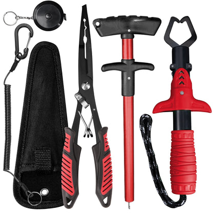 RALERA Fishing Pliers Kit – Stainless Steel Fish Gripper, Hook Remover &amp; Braided Line Cutter | Saltwater &amp; Freshwater