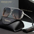 KINGSEVEN Luxury Polarized Driving Sunglasses – UV400 Gradient Lens, Rectangle Frame