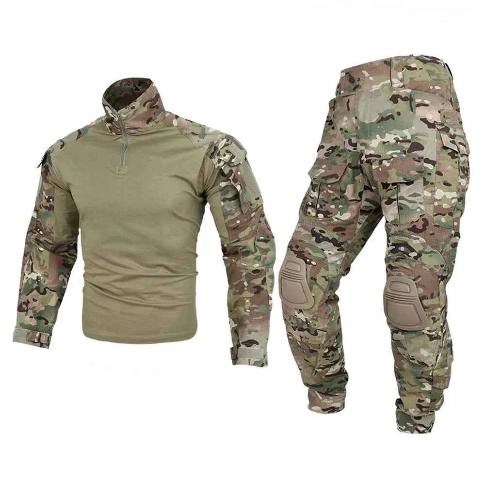 G3 Combat Uniform Tactical Sets Combat Shirt Cargo Pantsuit Training Hiking Hunting Clothes Wear-resisting Suit