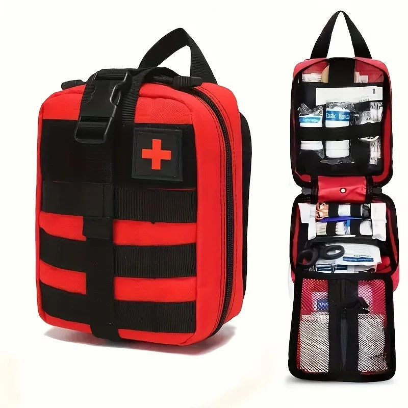 205pcs Universal First Aid Kit for Home, Travel, Outdoor &amp; Emergency. Compact &amp; Complete. Fast Delivery!