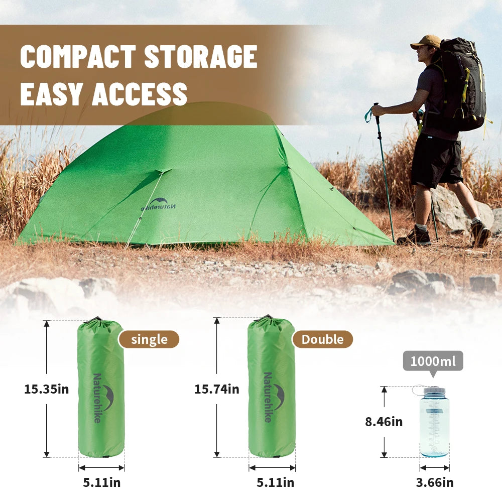Naturehike Could Up Base 2025 Ultra light trekking tent Tent outdoor camping overnight double camping equipment