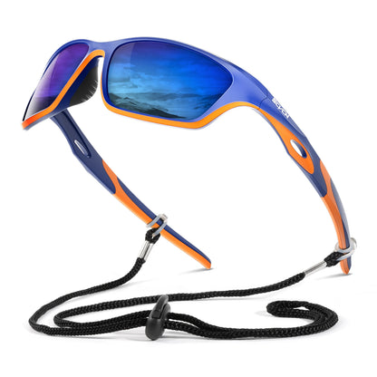 SCVCN Polarized Fishing Sunglasses Sports Sunglasses for Men and Women Men and Women Mountain Bicycle Riding Goggle Bike UV400