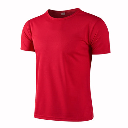 Men Women Short Sleeve Sport T Shirt Gym Jerseys Fitness Shirt Trainer Running T-Shirt  Breathable