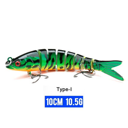VTAVTA Jointed Swimbait Crankbait – Sinking Wobbler, 6/7/8-Segment, 10–14cm, 60+ Colors