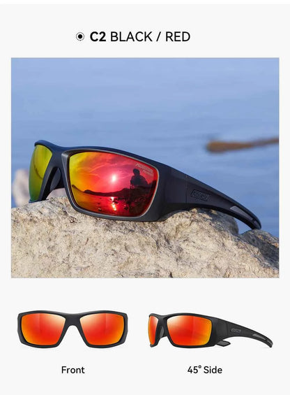 KDEAM High Quality TR90 Material Riding Sunglasses Men&