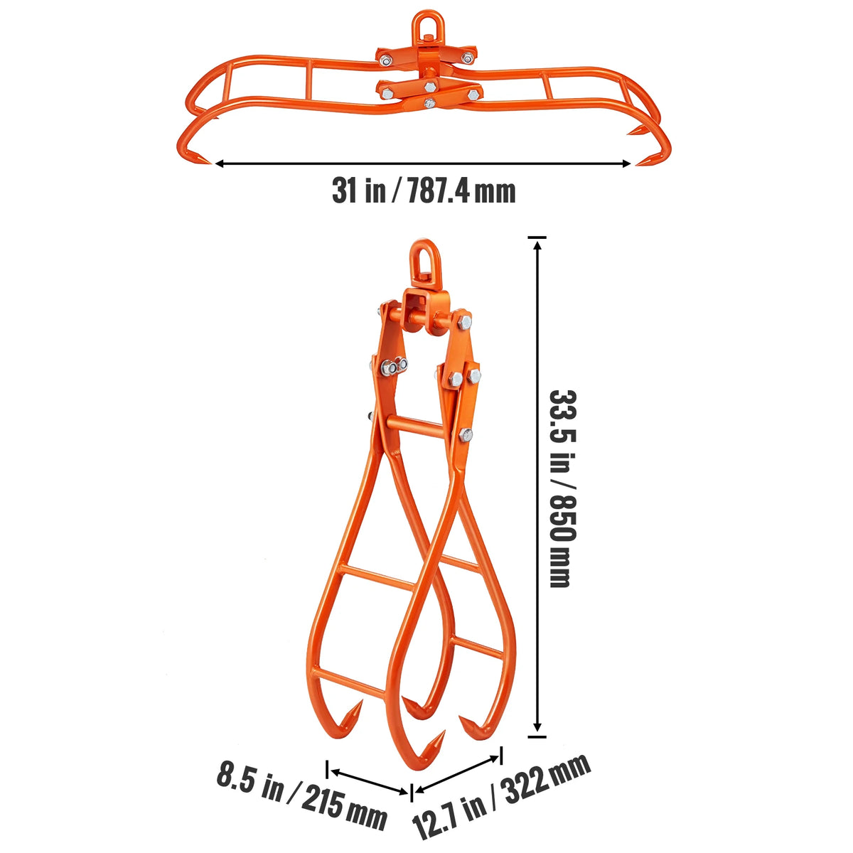 SucceBuy Log Skidding &amp; Lifting Tongs – Heavy-Duty 