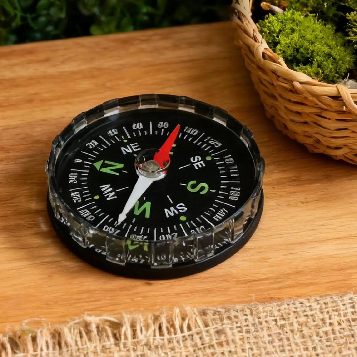 Waterproof Hiking Compass – Multifunctional Sighting Navigation for Survival, Mountaineering &amp; Boating