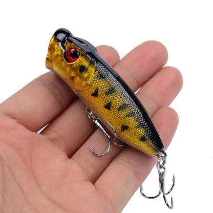 MingYan Topwater Popper Lure – 6.5cm / 12g, ABS Hard Bait, Size 
