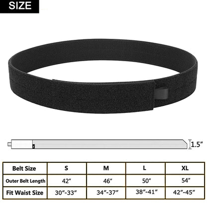 KRYDEX Tactical 1.5 Inch Loop Liner Inner Belt Mens Sports Outdoor Outer Duty Belt Nylon Waistband Hunting Accessories