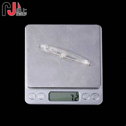 Unpainted Blank Pencil Bait – Sinking Hard Lure Blanks for Custom Painting, 7.5cm / 9g, 10 Pcs