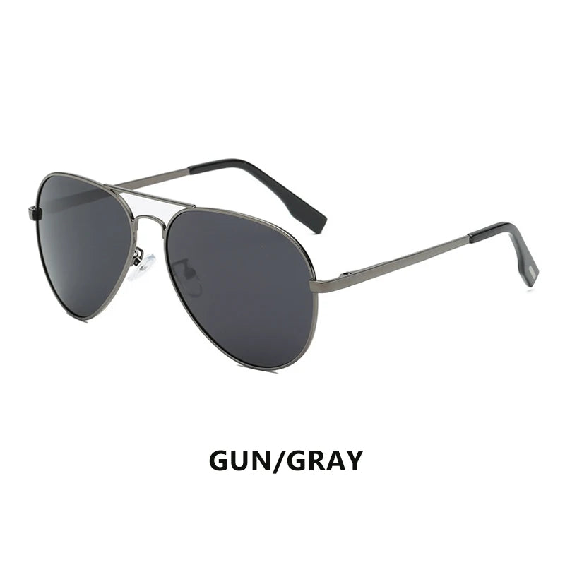 Aviation Pilot Polarized Sunglasses UV400 – Alloy Frame, Anti-Glare, Unisex