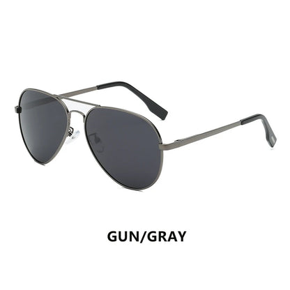 Aviation Pilot Polarized Sunglasses UV400 – Alloy Frame, Anti-Glare, Unisex