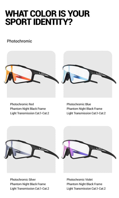 SCVCN Hiking Eyewear Photochromic Bike Cycling Sunglasses Men Outdoor Sports MTB UV400 Goggles Women Running Windproof Glasses