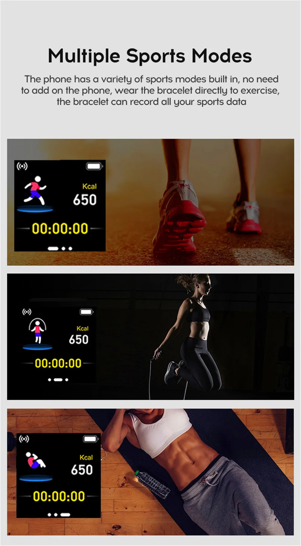 Fitness Smartwatch | Heart Rate, Sleep &amp; Activity Tracker | Android &amp; iOS