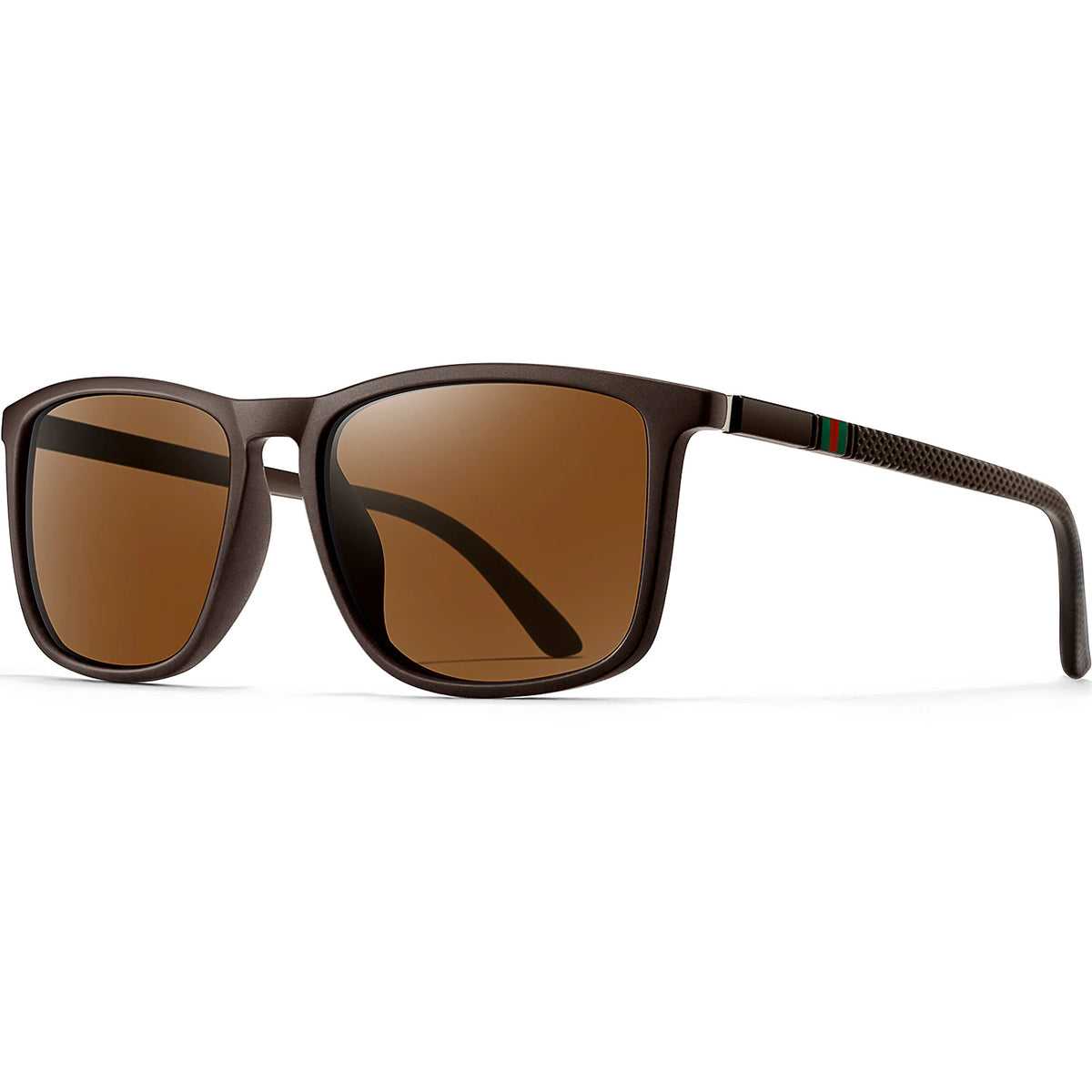 Classic Square Polarized Sunglasses – UV400 Lightweight Shades for Driving, Fishing &amp; Travel