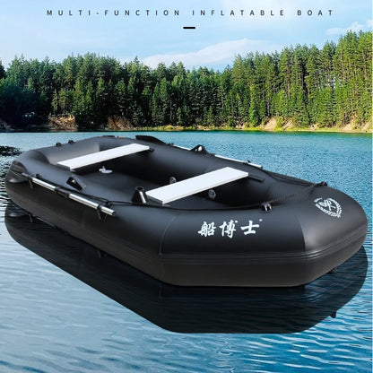 Professional Boat Raft Inflatable Set Dinghy Rowing Boats for Adults Kayak Canoe Fishing Tear-Resistant Foldable Drifting Boat