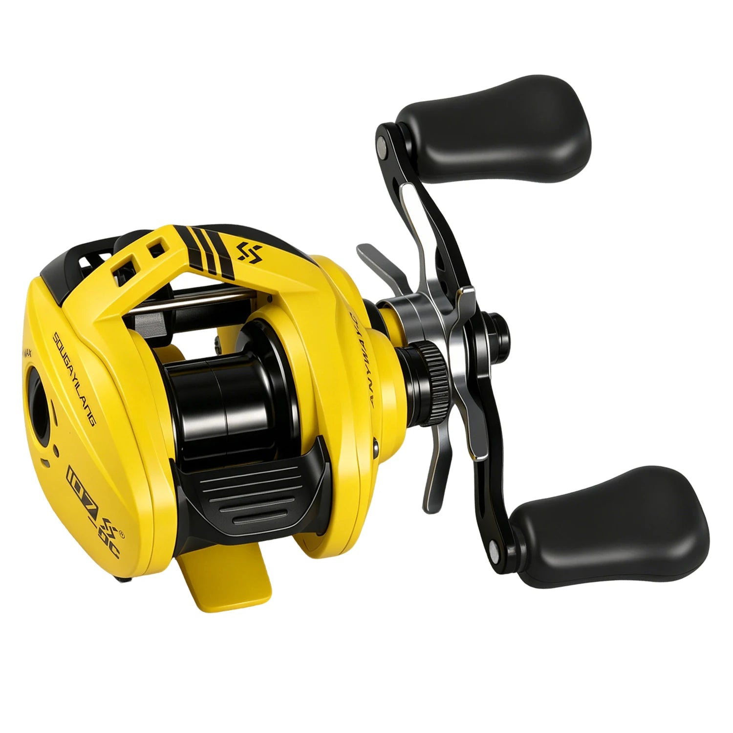 Sougayilang 107-DC Baitcasting Reel – iDC Electronic Brake 7.1:1 Gear Ratio 6+1BB 15KG Drag Saltwater &amp; Freshwater
