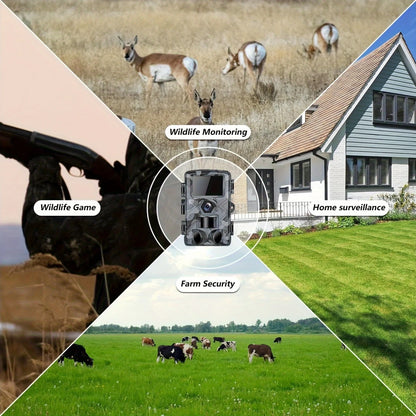 Fargarloo 60MP WiFi Trail Camera 3-Pack – 1296P HD, App Control, IP66, 32GB Each