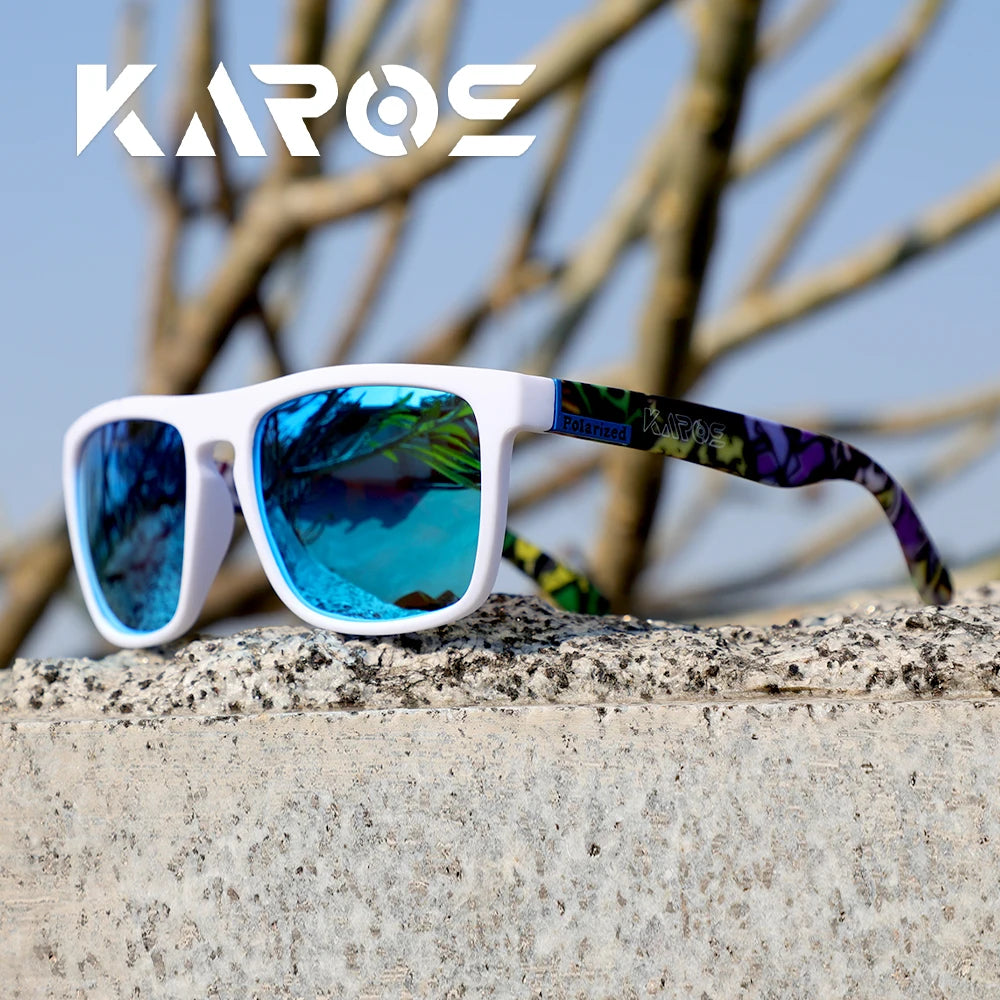 KAROS YZ2024 Polarized Square Sunglasses – UV400 Unisex, Outdoor Sport