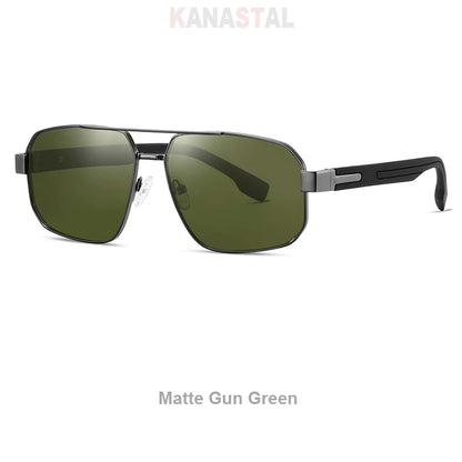 KANASTAL S15107 Polarized Goggle Sunglasses – Metal Frame, UV400, Unisex