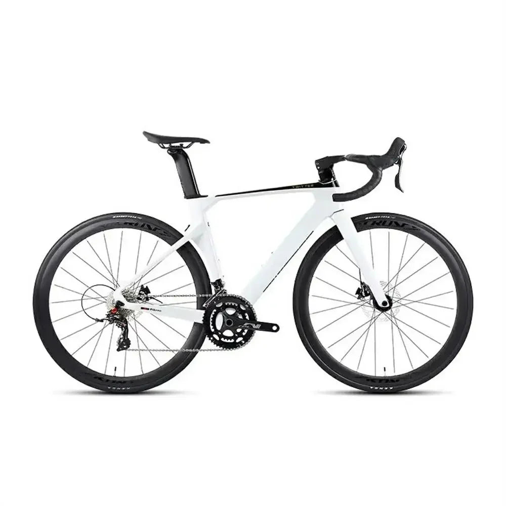 TWITTER R5Pro Carbon Fiber Road Bike – T800 Frame, EDS-TX7100 24-Speed Electronic Transmission