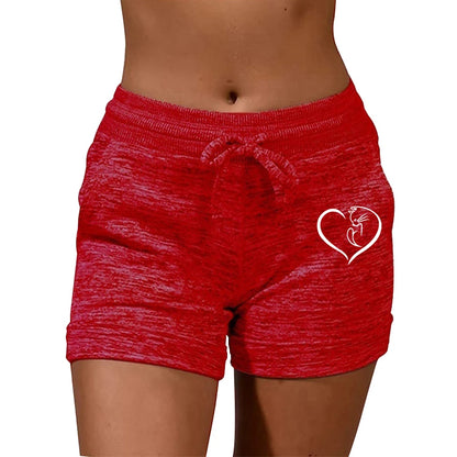 Summer Large SizePrinting Elastic High Waist Casual Sport Fitness Running Oversize Female Sweatpants