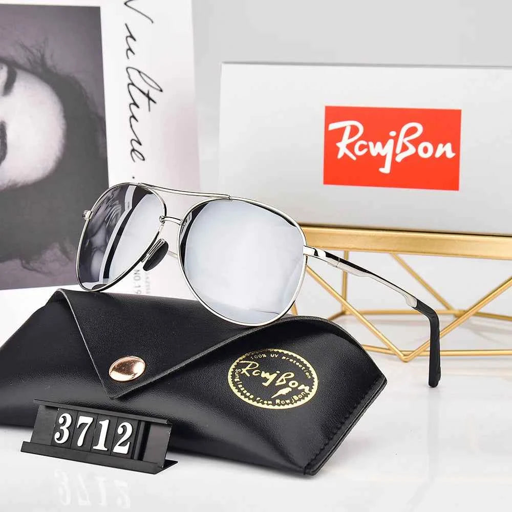 Fashion Brand Alloy Aviators Frame Sunglasses UV400 Polarized Eyewear For Men Women Driving Travel Glasses